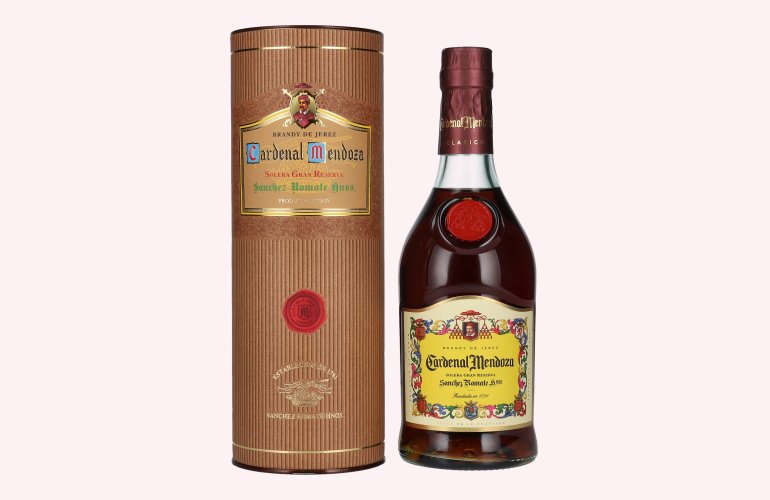 Cardenal Mendoza Brandy de Jerez Solera Gran Reserva 40% Vol. 0,5l in geschenkverpakking