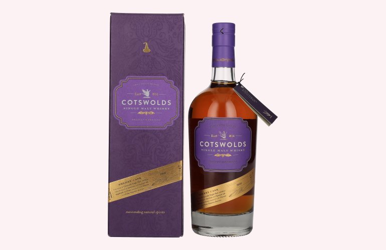 Cotswolds SHERRY CASK Single Malt Whisky 57,4% Vol. 0,7l in geschenkverpakking