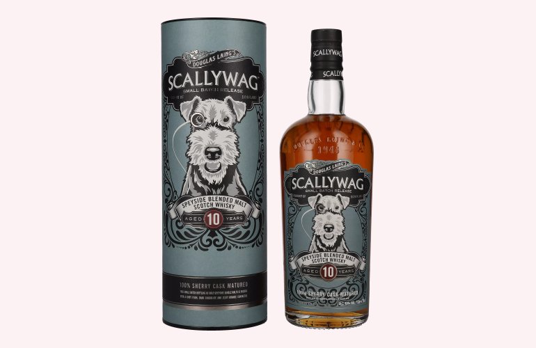 Douglas Laing SCALLYWAG 10 Years Old Speyside Blended Malt 46% Vol. 0,7l en boîte cadeau