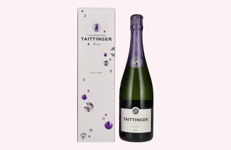 Taittinger Champagne NOCTURNE Sec 12,5% Vol. 0,75l en boîte cadeau