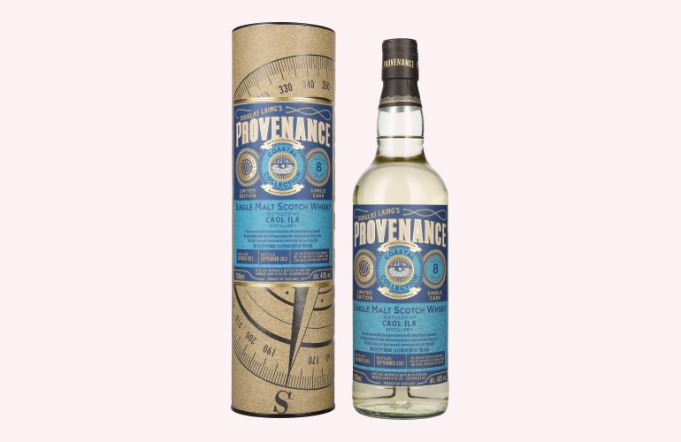 Douglas Laing PROVENANCE Coastal Collection Caol Ila 8 Years Old 2012 46% Vol. 0,7l en boîte cadeau