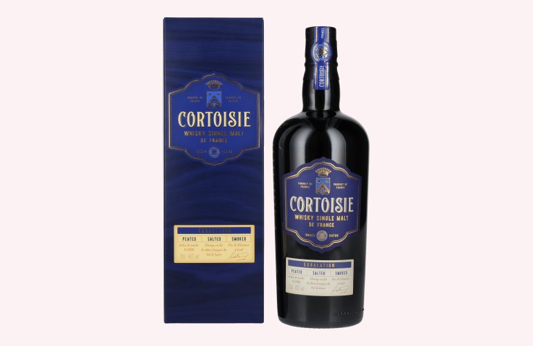 Cortoisie EXHALATION Whisky Single Malt de France 43% Vol. 0,7l en boîte cadeau