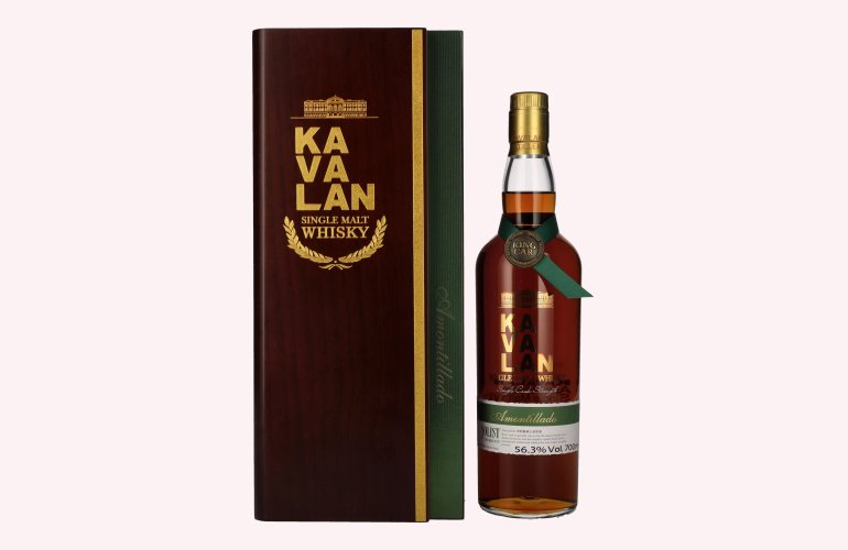 Kavalan SOLIST Amontillado Cask 56,3% Vol. 0,7l in Holzkiste