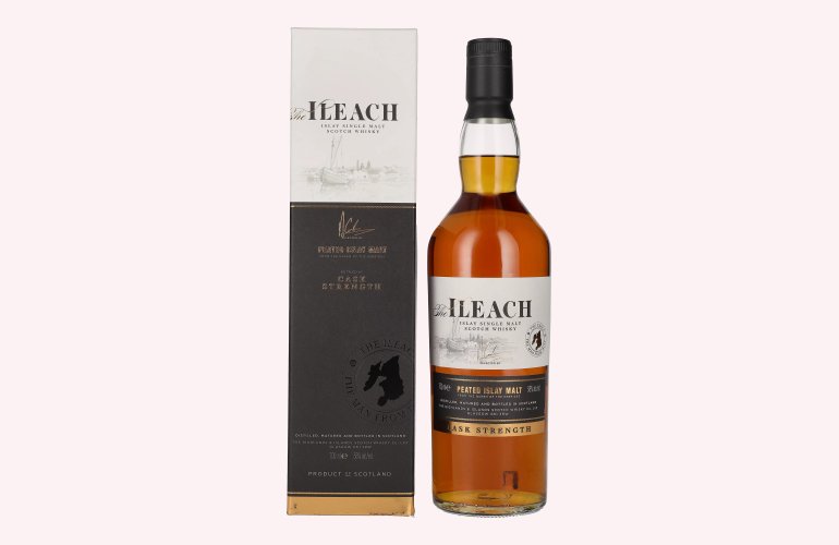 Ileach PEATED ISLAY Single Malt CASK STRENGTH 58% Vol. 0,7l en boîte cadeau