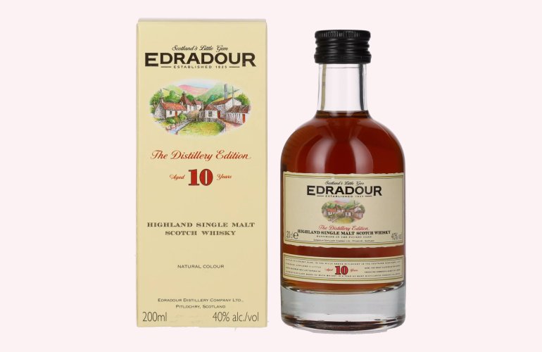 Edradour 10 Years Old 40% Vol. 0,2l in geschenkverpakking