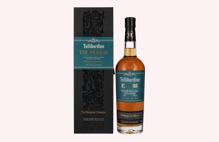 Tullibardine THE MURRAY The Marquess Collection Triple Port Cask Finish 2008 46% Vol. 0,7l en boîte cadeau