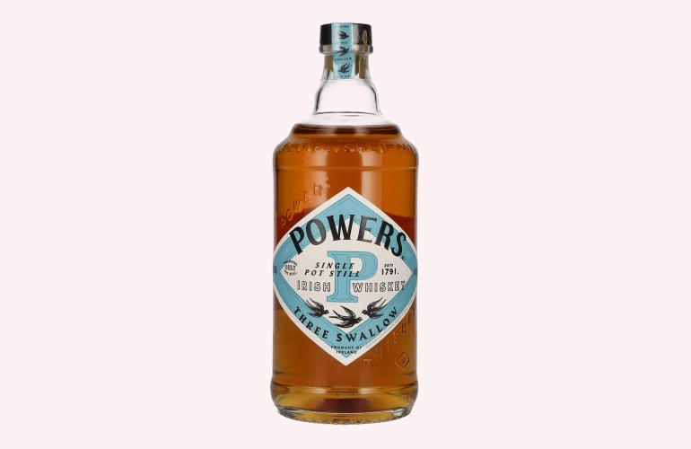 Powers THREE SWALLOW Single Pot Still Irish Whiskey 40% Vol. 0,7l