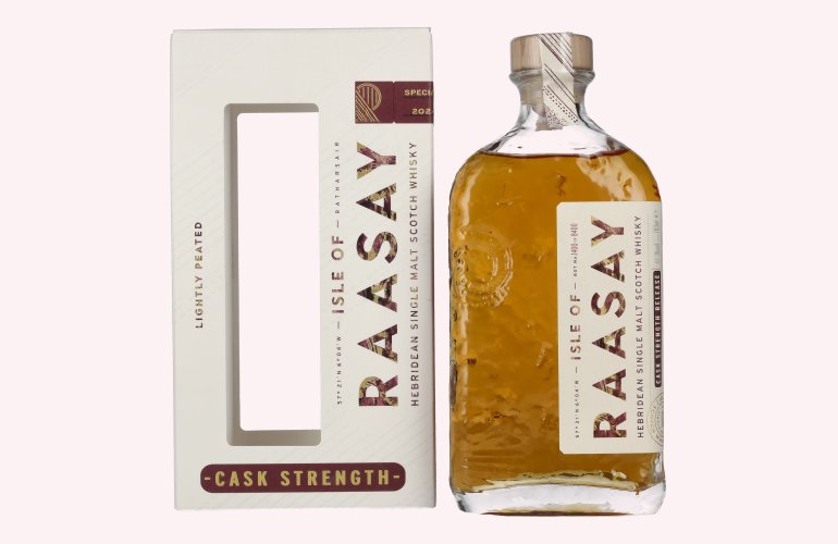 Isle of RAASAY Cask Strength Hebridean Single Malt 2024 61,3% Vol. 0,7l in Giftbox