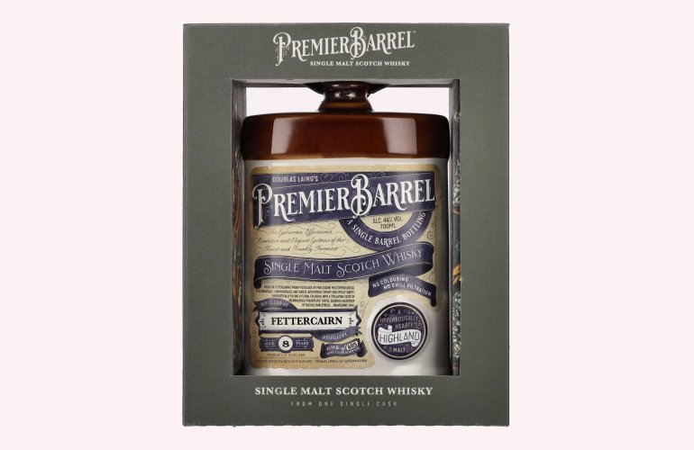 Douglas Laing PREMIER BARREL Fettercairn 8 Years Old Single Malt 2012 46% Vol. 0,7l en boîte cadeau