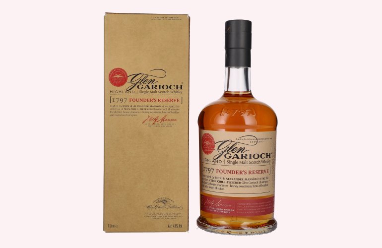 Glen Garioch 1797 FOUNDER'S RESERVE Highland Single Malt 48% Vol. 1l en boîte cadeau