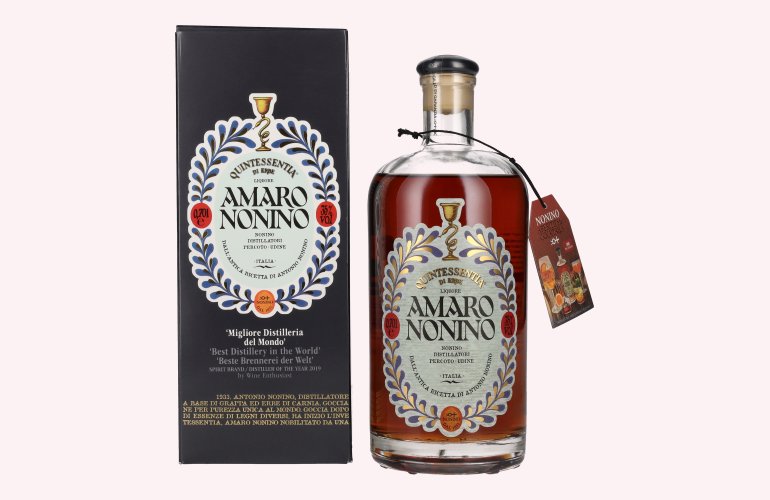 Amaro Nonino Quintessentia Di Erbe Liquore 35% Vol. 0,7l in geschenkverpakking