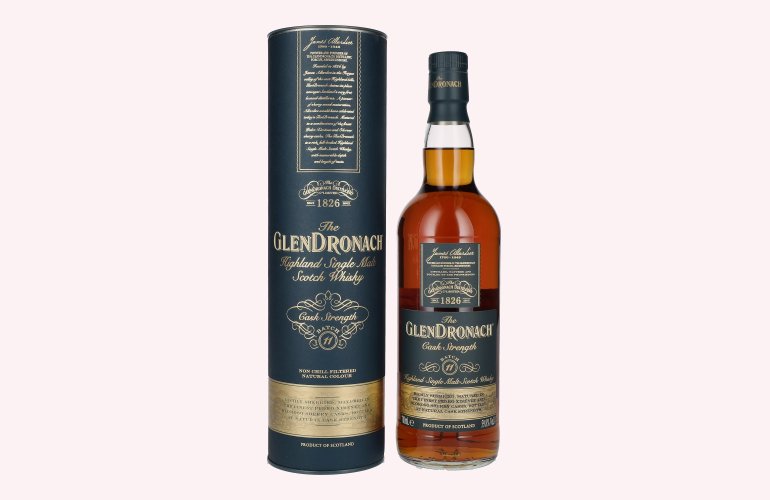 The GlenDronach Cask Strength Batch 11 59,8% Vol. 0,7l en boîte cadeau