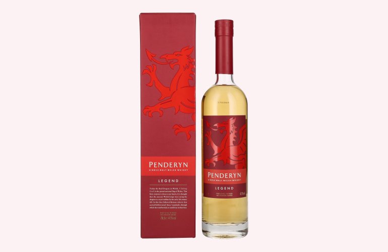 Penderyn LEGEND Single Malt Welsh Whiskey 41% Vol. 0,7l in geschenkverpakking