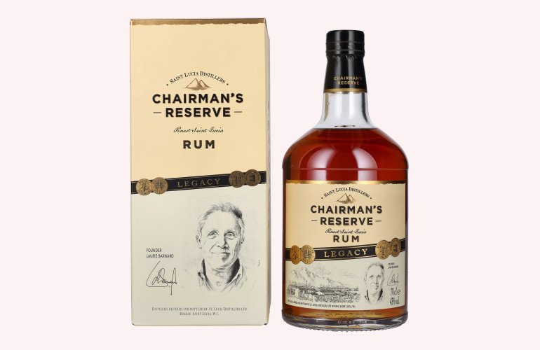 Chairman's Reserve Rum LEGACY EDITION 43% Vol. 0,7l en boîte cadeau