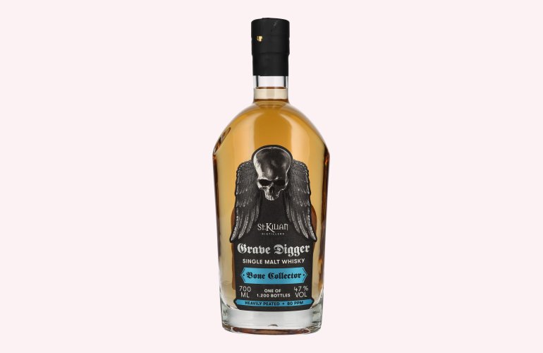 St. Kilian GRAVE DIGGER Bone Collector Heavily Peated Single Malt Whisky 47% Vol. 0,7l