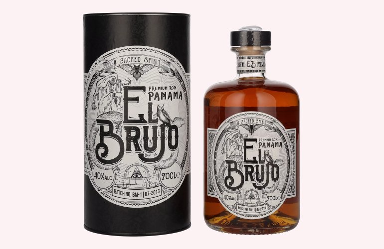 El Brujo Premium Ron Panama 40% Vol. 0,7l in geschenkverpakking