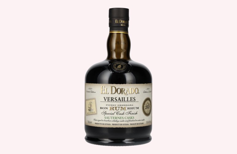 El Dorado Rum VERSAILLES Special Sauternes Casks 2005 55,4% Vol. 0,7l