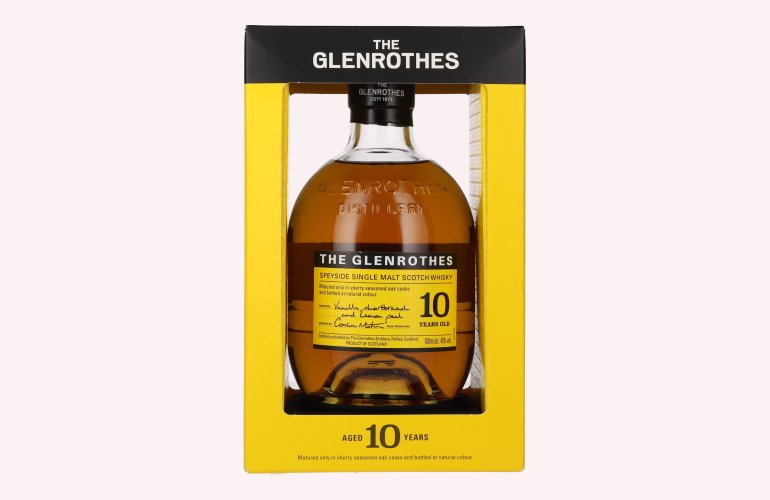 The Glenrothes 10 Years Old Speyside Single Malt 40% Vol. 0,7l in geschenkverpakking