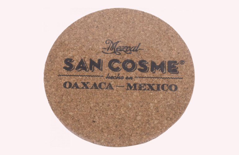 San Cosme Mezcal Korkuntersetzer 4 Stück