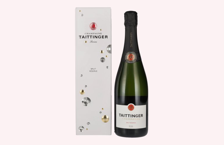 Taittinger Champagne Réserve Brut 12,5% Vol. 0,75l in geschenkverpakking