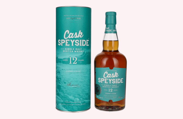 A.D. Rattray Cask SPEYSIDE 12 Years Old Single Malt SHERRY FINISH 46% Vol. 0,7l en boîte cadeau