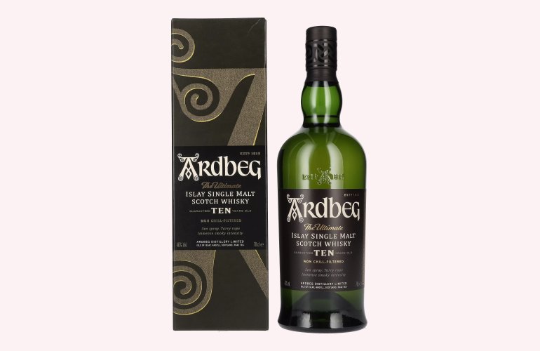 Ardbeg TEN Years Old Islay Single Malt 46% Vol. 0,7l en boîte cadeau