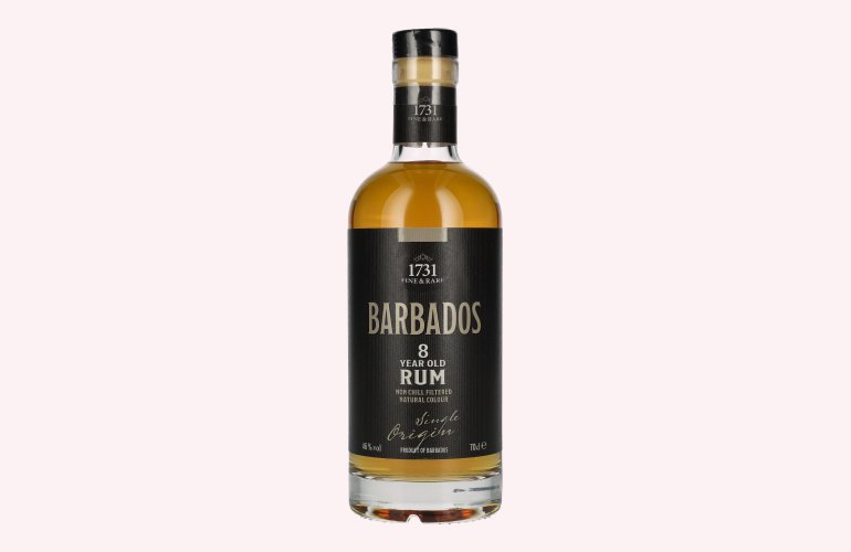 1731 Fine & Rare BARBADOS 8 Years Old Single Origin Rum 46% Vol. 0,7l