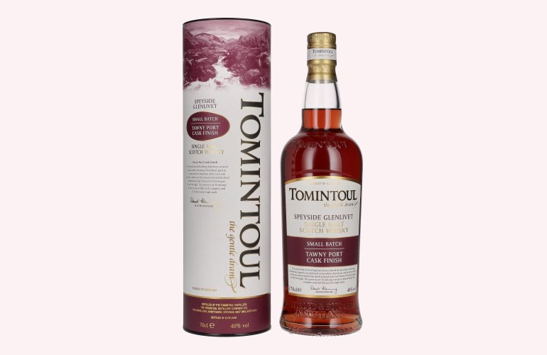 Tomintoul Small Batch Tawny Port Cask Finish 40% Vol. 0,7l en boîte cadeau