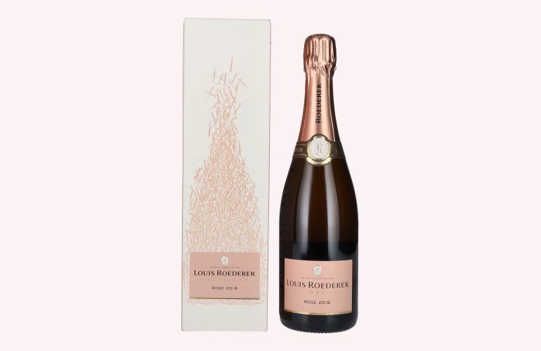 Louis Roederer Champagne ROSÉ 2016 12,5% Vol. 0,75l en boîte cadeau