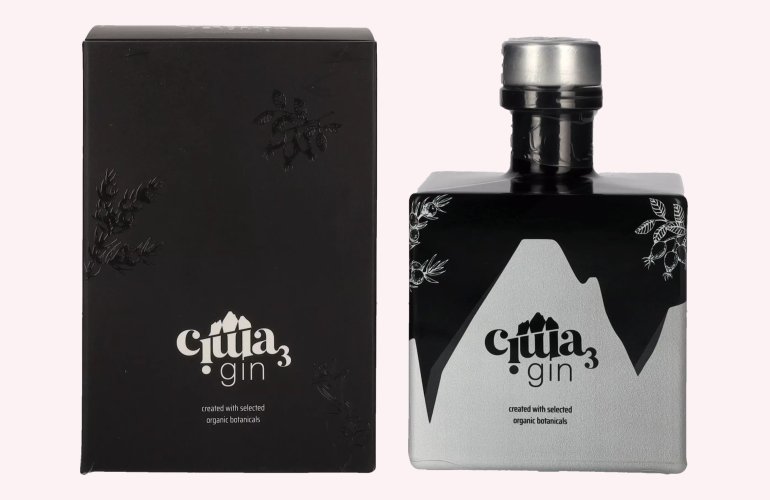 Cima3 Gin BIO 40% Vol. 0,5l in geschenkverpakking