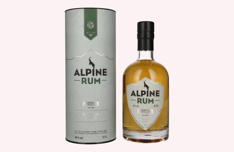 Pfanner Alpine Rum 40% Vol. 0,7l in geschenkverpakking