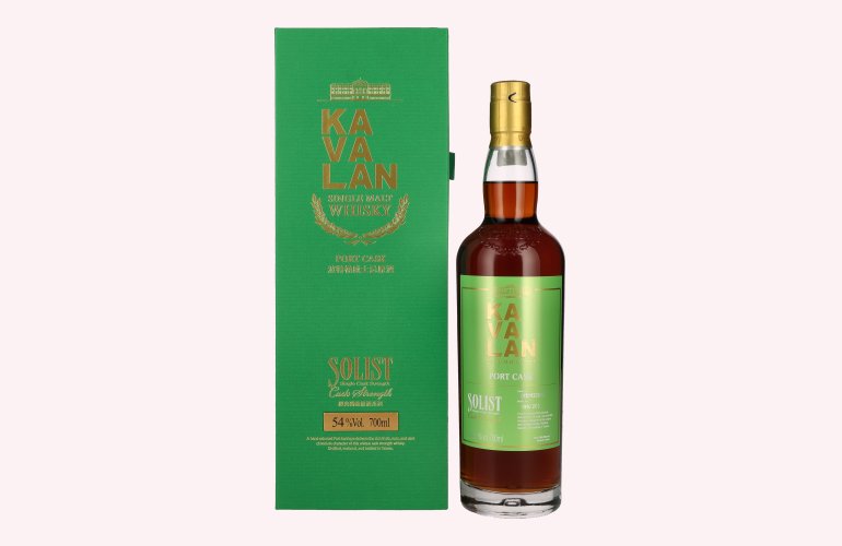 Kavalan SOLIST Single Malt Whisky Port Cask 54% Vol. 0,7l in Geschenkbox