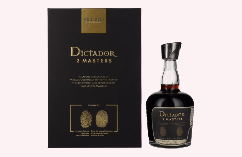 Dictador 2 MASTERS 1976 45 Years Old Ximénez-Spínola 1st Release 46,4% Vol. 0,7l in geschenkverpakking