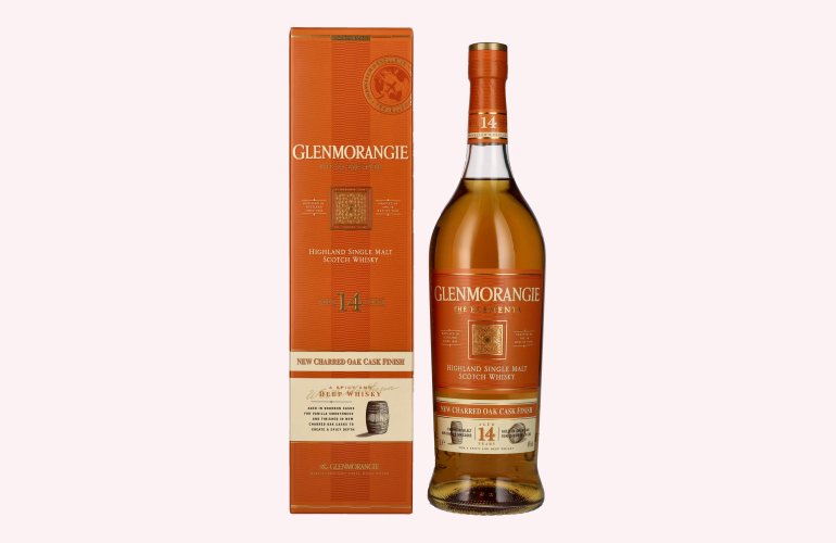 Glenmorangie The ELEMENTA 14 Years Old New Charred Oak Cask Finish 43% Vol. 1l in geschenkverpakking