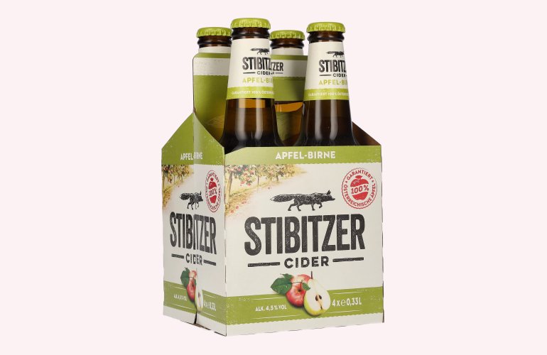 Stibitzer Apfel Birne Cider 4,5% Vol. 6x4x0,33l