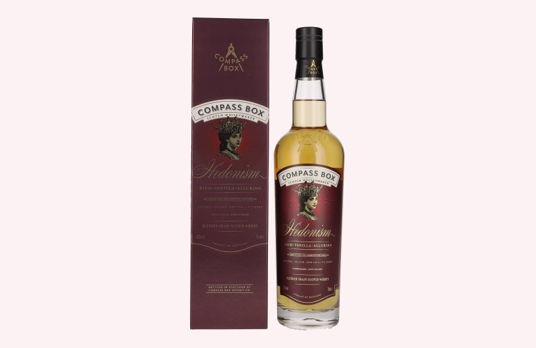 Compass Box HEDONISM Blended Grain 43% Vol. 0,7l in geschenkverpakking