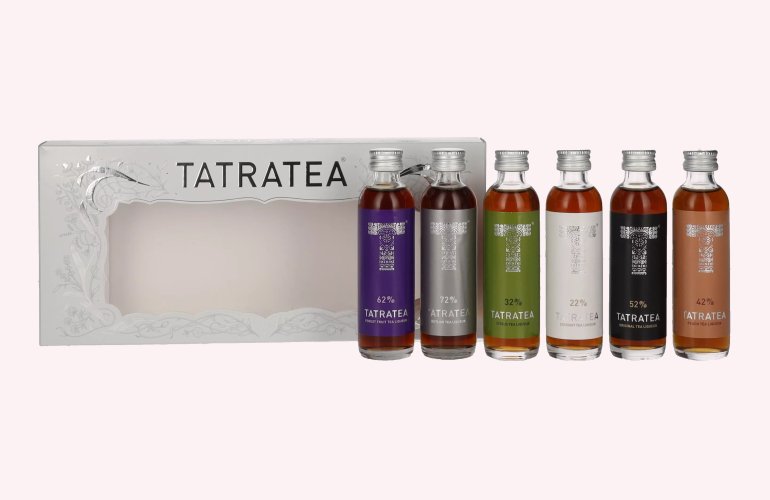 TATRATEA Tasting Set 47% Vol. 6x0,04l en boîte cadeau