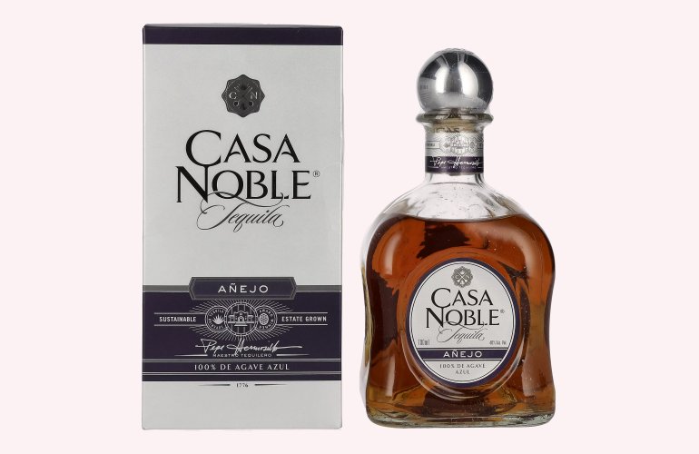 Casa Noble Tequila AÑEJO 100% de Agave Azul 40% Vol. 0,7l in geschenkverpakking