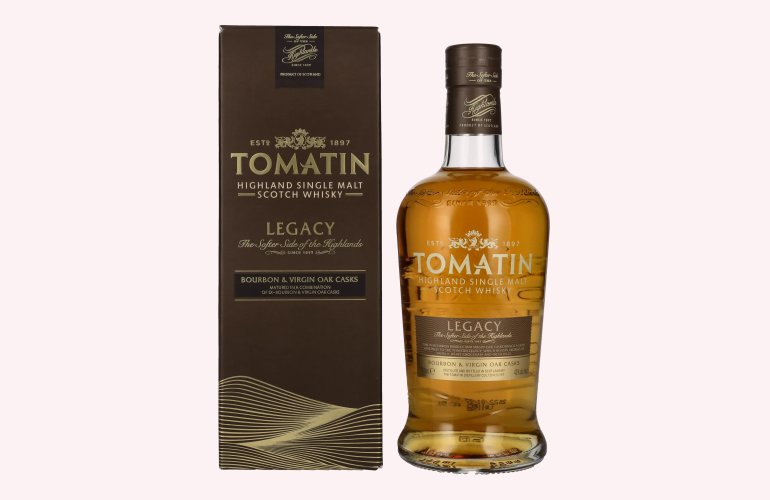 Tomatin Legacy Highland Single Malt Scotch Whisky 43% Vol. 0,7l en boîte cadeau