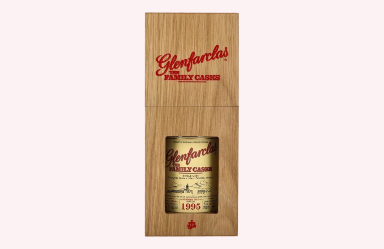 Glenfarclas THE FAMILY CASKS Single Cask SUMMER 2021 4th Fill Butt 1995 57,7% Vol. 0,7l in Holzkiste