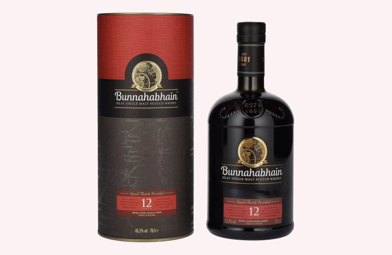 Bunnahabhain 12 Years Old Islay Single Malt Scotch Whisky 46,3% Vol. 0,7l in geschenkverpakking