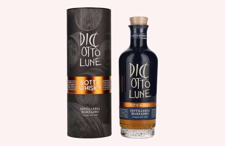 Marzadro DICIOTTO Lune Botte Whisky 42% Vol. 0,5l en boîte cadeau