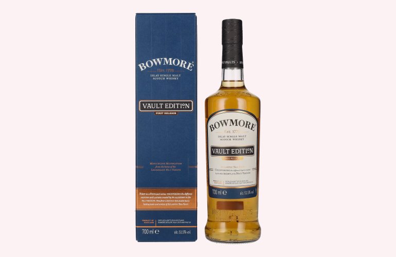 Bowmore VAULT EDITION Atlantic Sea Salt FIRST RELEASE 51,5% Vol. 0,7l in geschenkverpakking