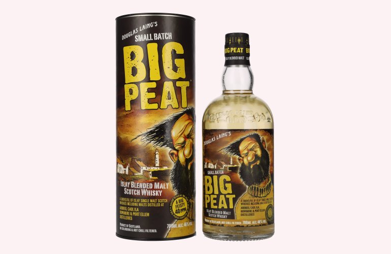 Douglas Laing BIG PEAT Islay Blended Malt 46% Vol. 0,7l en boîte cadeau