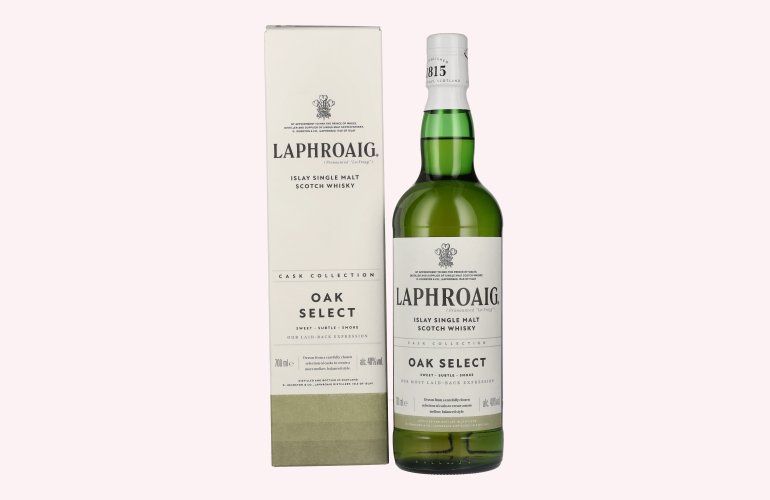 Laphroaig OAK SELECT Islay Single Malt Scotch Whisky 40% Vol. 0,7l in Geschenkbox