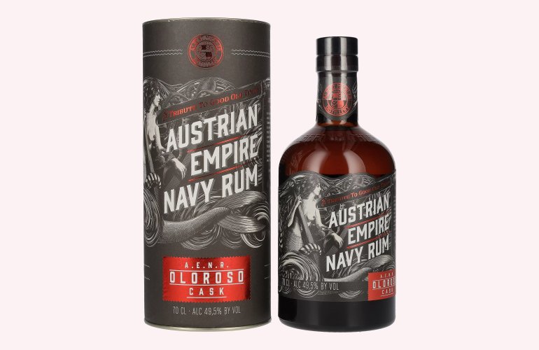 Austrian Empire Navy Rum OLOROSO CASK 49,5% Vol. 0,7l in geschenkverpakking