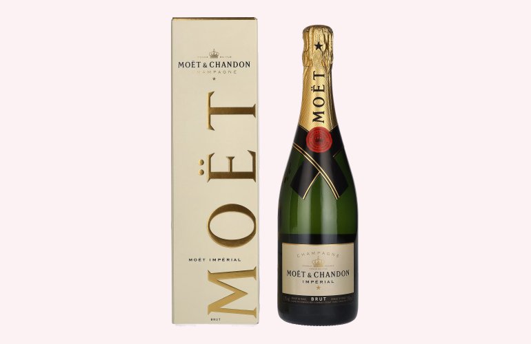 Moët & Chandon Champagne IMPÉRIAL Brut 12% Vol. 0,75l en boîte cadeau