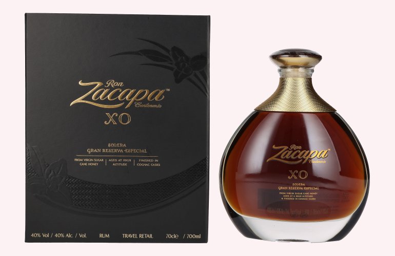 Ron Zacapa Centenario XO Solera Gran Reserva Especial 40% Vol. 0,7l en boîte cadeau