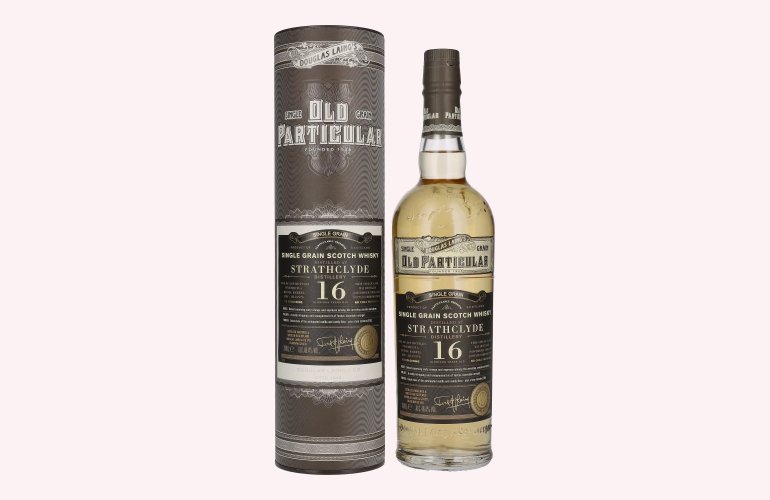 Douglas Laing OLD PARTICULAR Strathclyde 16 Years Old Single Cask Grain 2005 48,4% Vol. 0,7l in geschenkverpakking