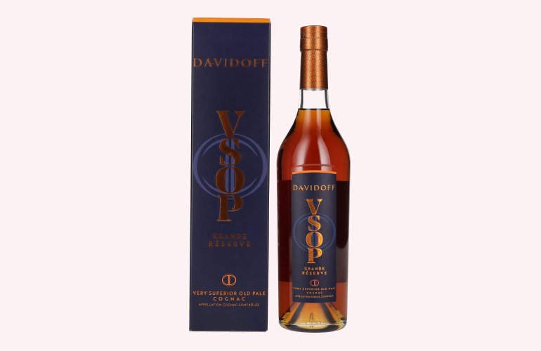 Davidoff VSOP Grande Réserve Cognac 40% Vol. 0,7l in geschenkverpakking